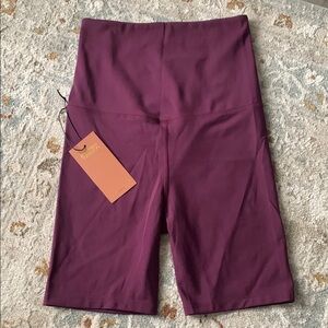 Girlfriend Collective Purple Bike Shorts Sz S